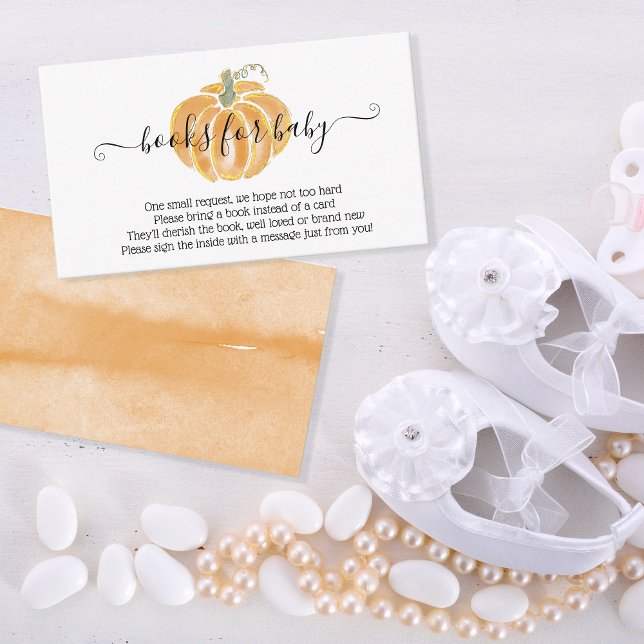 Autumn Pumpkin Books for Baby Begleitkarte (Von Creator hochgeladen)