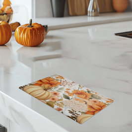 Autumn Pumpkin Bouquet Design Schneidebrett