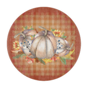Autumn Pumpkin Bouquet Schneidebrett