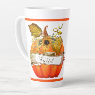 Autumn pumpkin customizeable milchtasse
