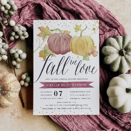 Autumn Pumpkin | Fall-Brautparty Einladung
