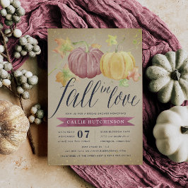 Autumn Pumpkin | Fall-Brautparty Einladung