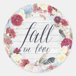 Autumn Pumpkin "Fall in Liebe" Stickers