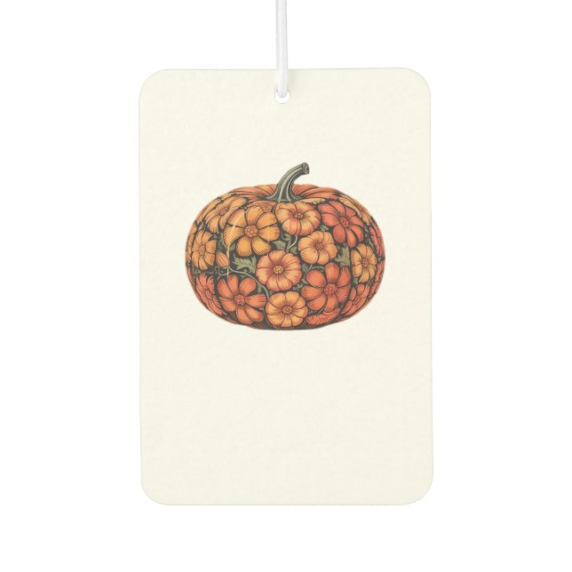 Autumn Pumpkin Halloween Classic T-Shirt.png Autolufterfrischer (Vorderseite)