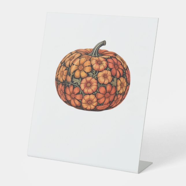 Autumn Pumpkin Halloween Classic T-Shirt.png Sockelschild (Vorderseite)