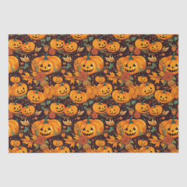 Autumn Pumpkin Harvest Tissue Paper Seidenpapier