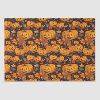 Autumn Pumpkin Harvest Tissue Paper Seidenpapier