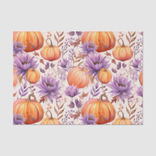 Autumn Pumpkin Herbstlaubs Rustic Decoupage Seidenpapier