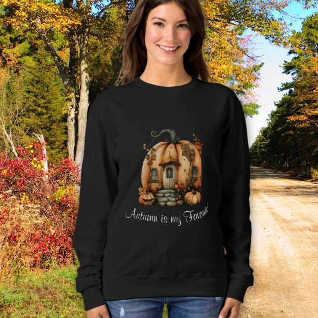 Autumn Pumpkin House Sweatshirt (Von Creator hochgeladen)