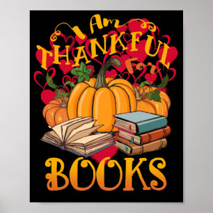 Autumn Pumpkin ist dankbar für den Erntedank "Book Poster