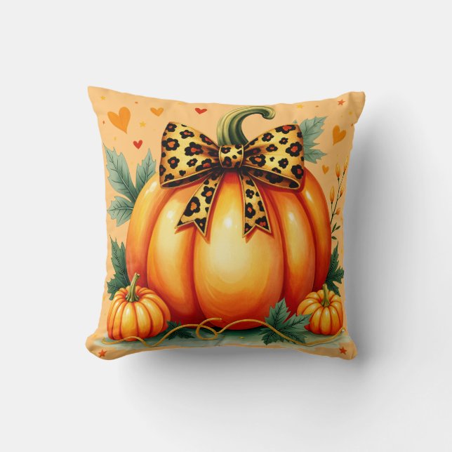 Autumn Pumpkin Kissen (Vorderseite)