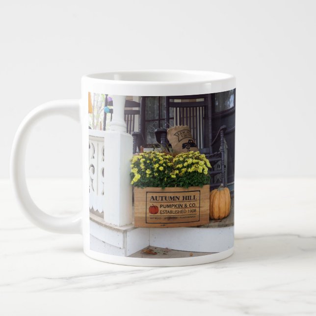 Autumn Pumpkin - Martha's Vineyard Jumbo-Tasse (Links)
