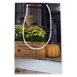 Autumn Pumpkin - Martha's Vineyard Medium Gift Bag Mittlere Geschenktüte