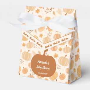 Autumn Pumpkin Pastel Baby Shower Geschenkschachtel