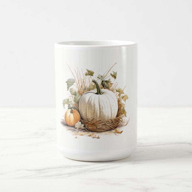 Autumn Pumpkin Patch Kaffeetasse (Mittel)