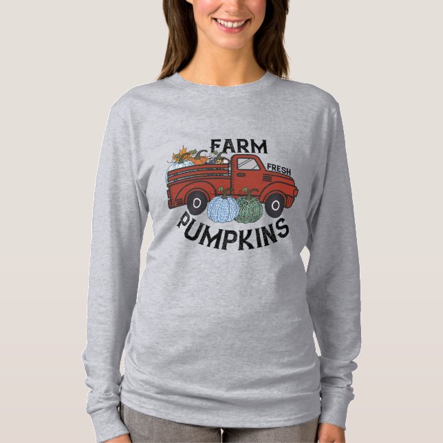 Autumn Pumpkin Patch T-Shirt (Vorderseite)