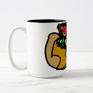 Autumn Pumpkin-Spaß Zweifarbige Tasse