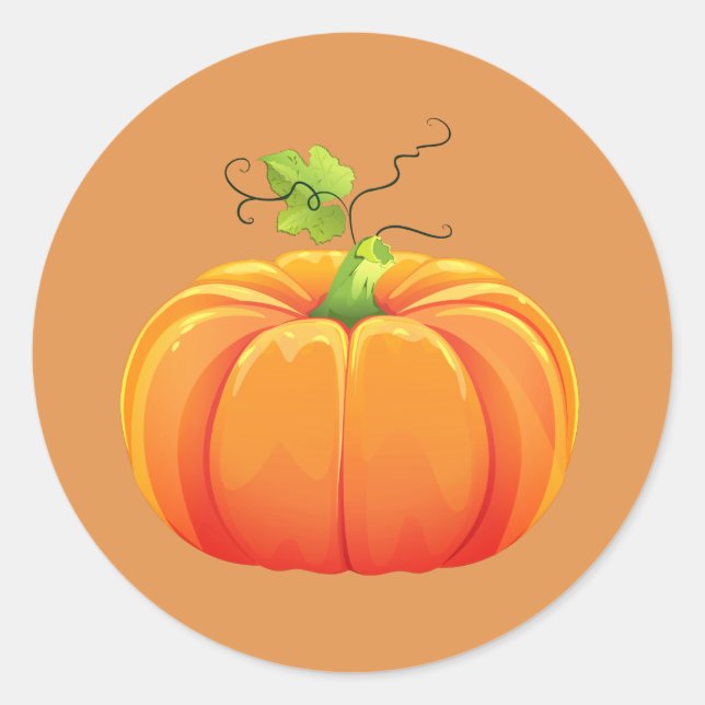 Autumn Pumpkin Stickers (Vorderseite)