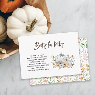 Autumn Pumpkins Books for Baby Begleitkarte