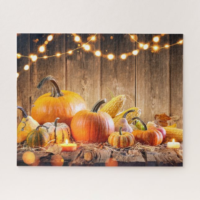 Autumn Pumpkins Puzzle (Horizontal)