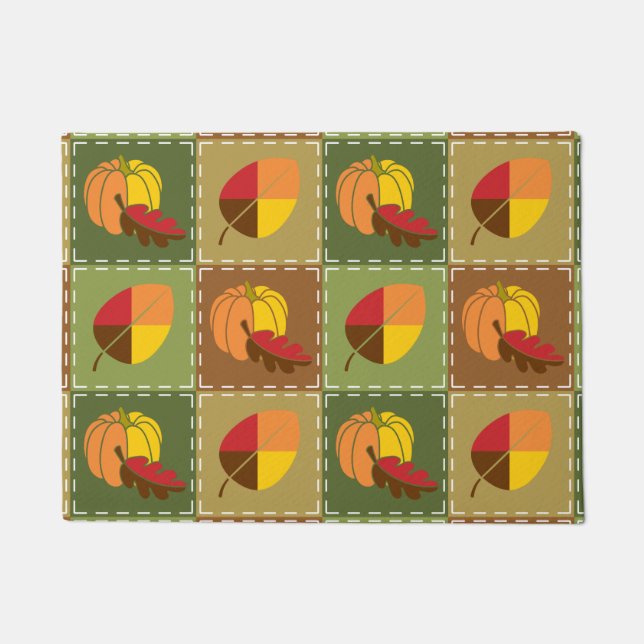 Autumn Quilt Doormat Fußmatte (Vorderseite)