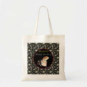 Autumn Raccoon Anpassen von Text und Farbe Tragetasche