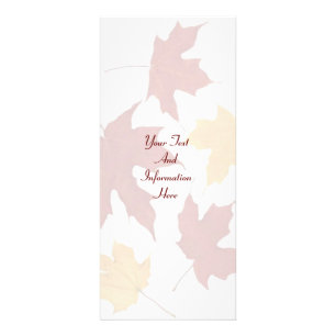 Autumn Rack Card Werbekarte