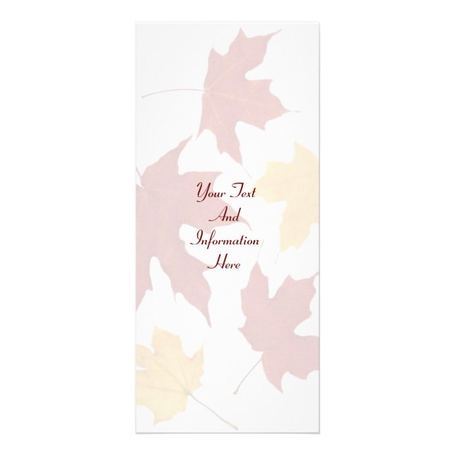 Autumn Rack Card Werbekarte (Vorne)