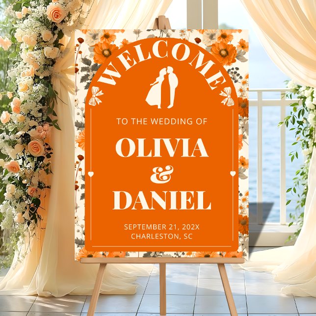  Autumn Rust Entry Sign with Leaves Acrylschild (Von Creator hochgeladen)