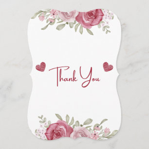 Autumn Rustic Burgundy Calligraphy Flat Wedding Th Einladung