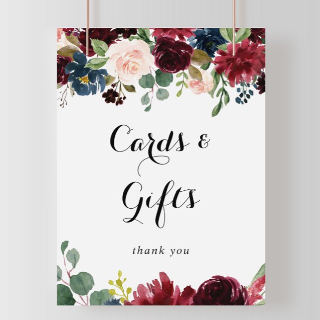 Autumn Rustic Calligraphy Cards and Gifts Zeichen Poster (Von Creator hochgeladen)