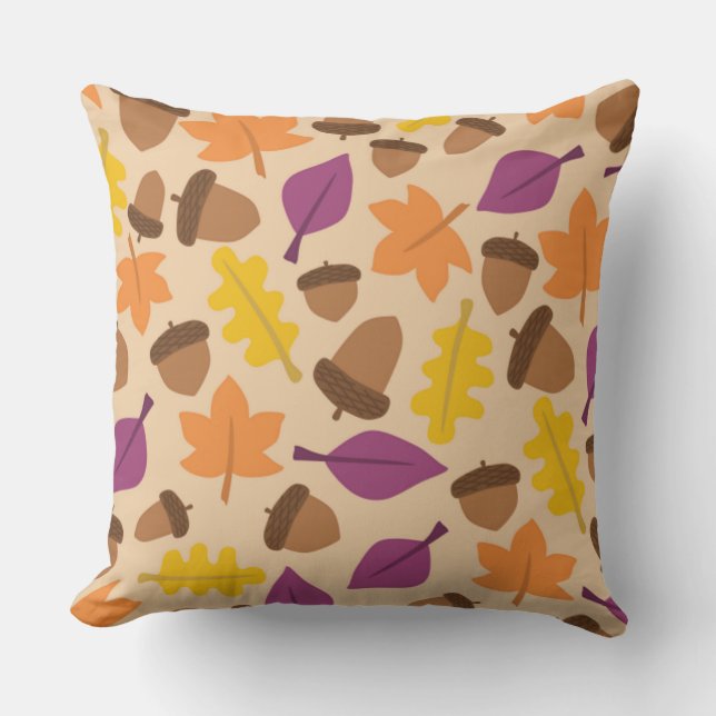 AUTUMN SAISON PATTERN KISSEN (Vorderseite)