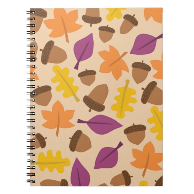 AUTUMN SAISON PATTERN NOTIZBLOCK (Vorderseite)