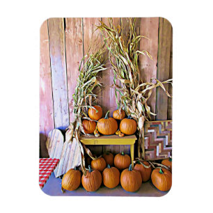 Autumn Sessween Pumpkins Magnet