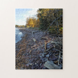 Autumn Shoreline on Lake Superior Puzzle