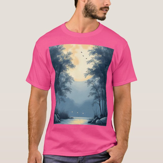 Autumn Silence in the Zen Garden T-Shirt (Vorderseite)