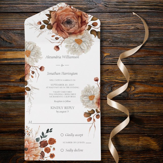 Autumn Splendor All In One Einladung (Von Creator hochgeladen)