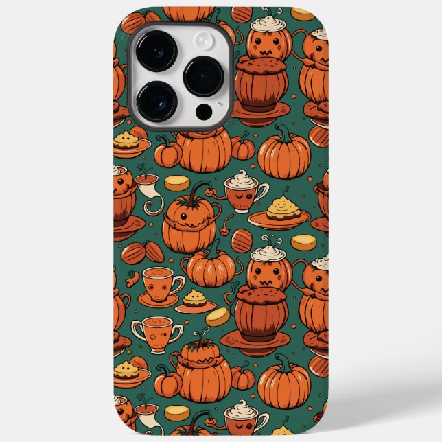 Autumn Spooky Pumpkin Pizzazz Party Case-Mate iPhone Hülle (Rückseite)