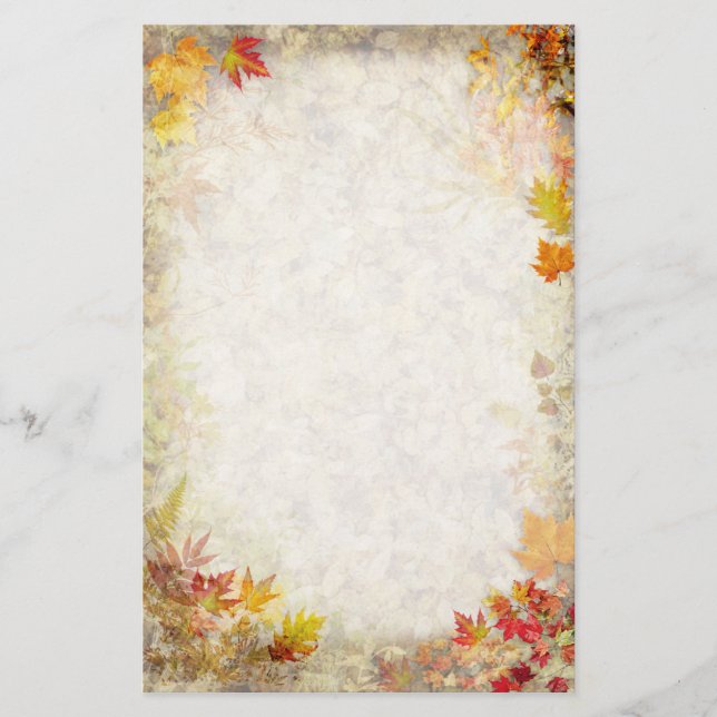 Autumn Stationery Briefpapier (Vorderseite)