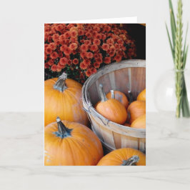 'Autumn still life' Blank Greycard Karte