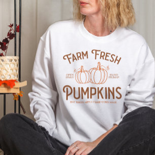 AUTUMN THEMA FRISCHE PUMPKINS FALL SWEATSHIRT