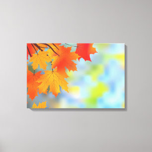 Autumn Thema Schöne Wrapped Canvas Leinwanddruck