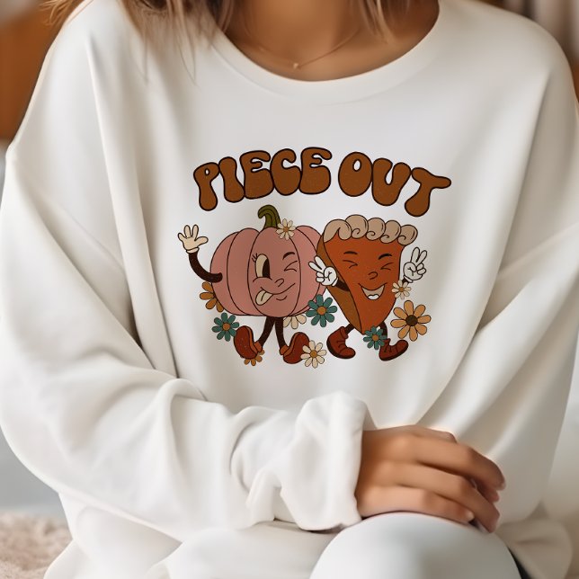 AUTUMN THEMED FUNNY PEACE OUT PUMPKIN PIE SWEATSHIRT (Von Creator hochgeladen)
