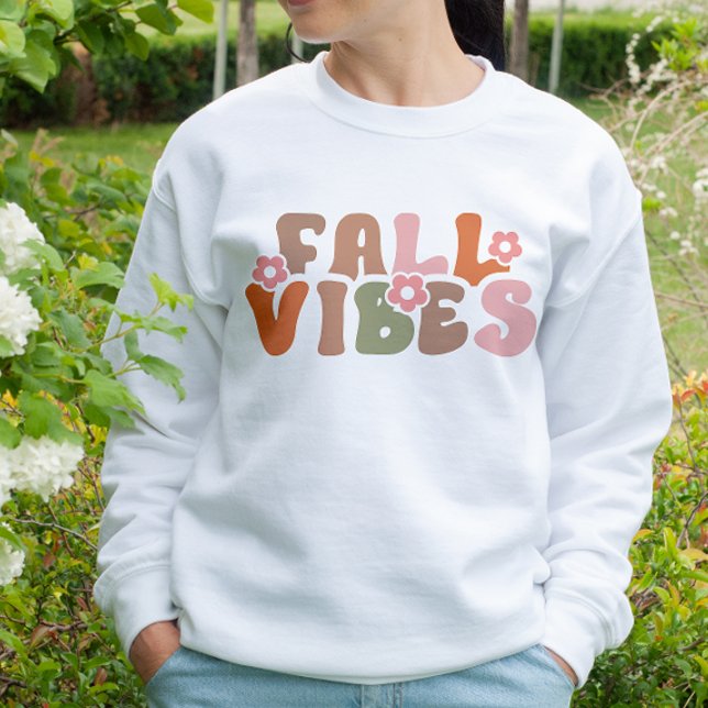 AUTUMN THEMED GROOVY FALL VIBES SWEATSHIRT (Von Creator hochgeladen)