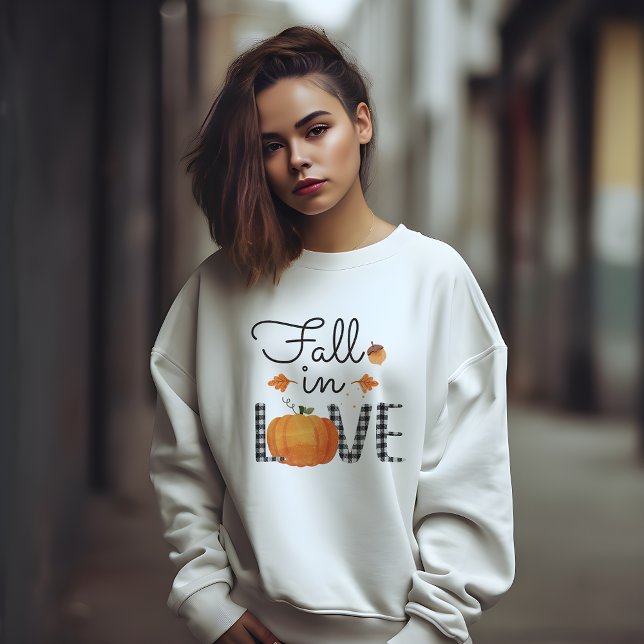 AUTUMN THEMEMA FALL IN LIEBE PUMPKIN SWEATSHIRT (Von Creator hochgeladen)