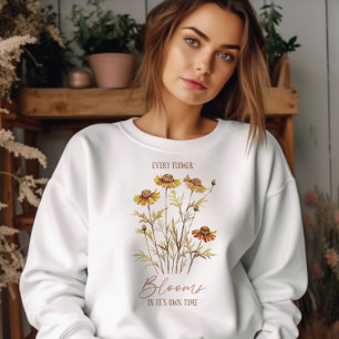 AUTUMN THEMIERTE JEDE BLUME BLOOME IN IHRER EIGENE SWEATSHIRT