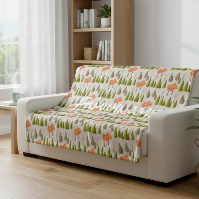 Autumn Tree Pattern Blanket mit benutzerdefinierte Fleecedecke (Von Creator hochgeladen)