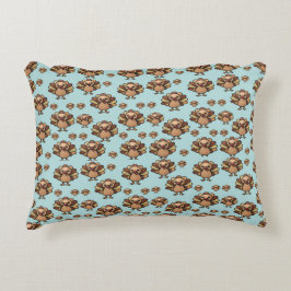 Autumn Turkey Pattern Pillow – Festive Thanksgivin Dekokissen
