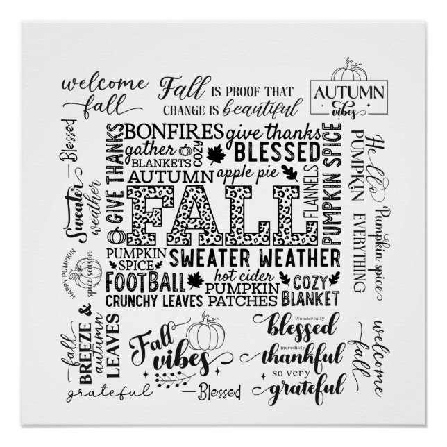 Autumn Vibes-Digital Download Poster (Vorderseite)