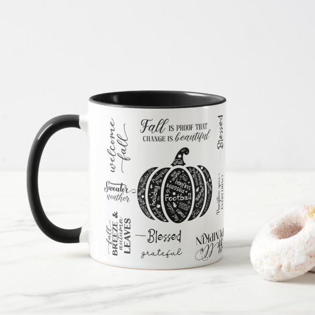 Autumn Vibes Mug Tasse (Mit Donut)